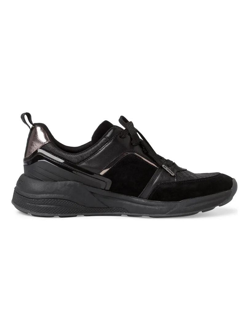 Basket Cuir Tamaris - Noir