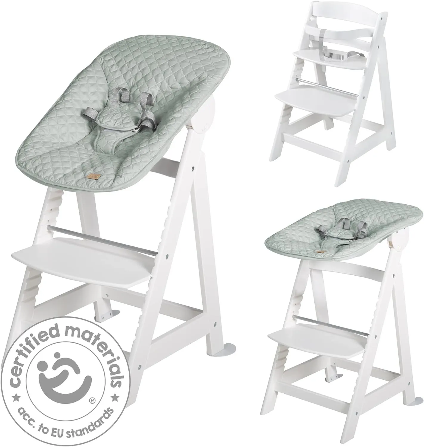 Chaise haute Born Up Set 2en1