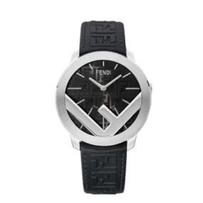 F is Fendi - 41 mm - Montre ronde avec logo F is Fendi | Fendi