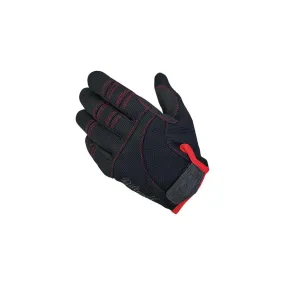 Gants Biltwell Moto noir rouge