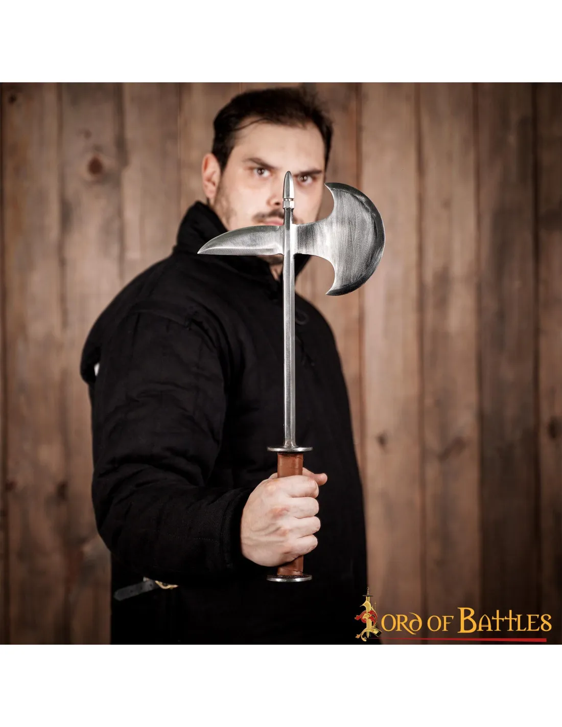 Hache médiévale pleine soie, fin de l'âge ⚔️ Boutique Épées