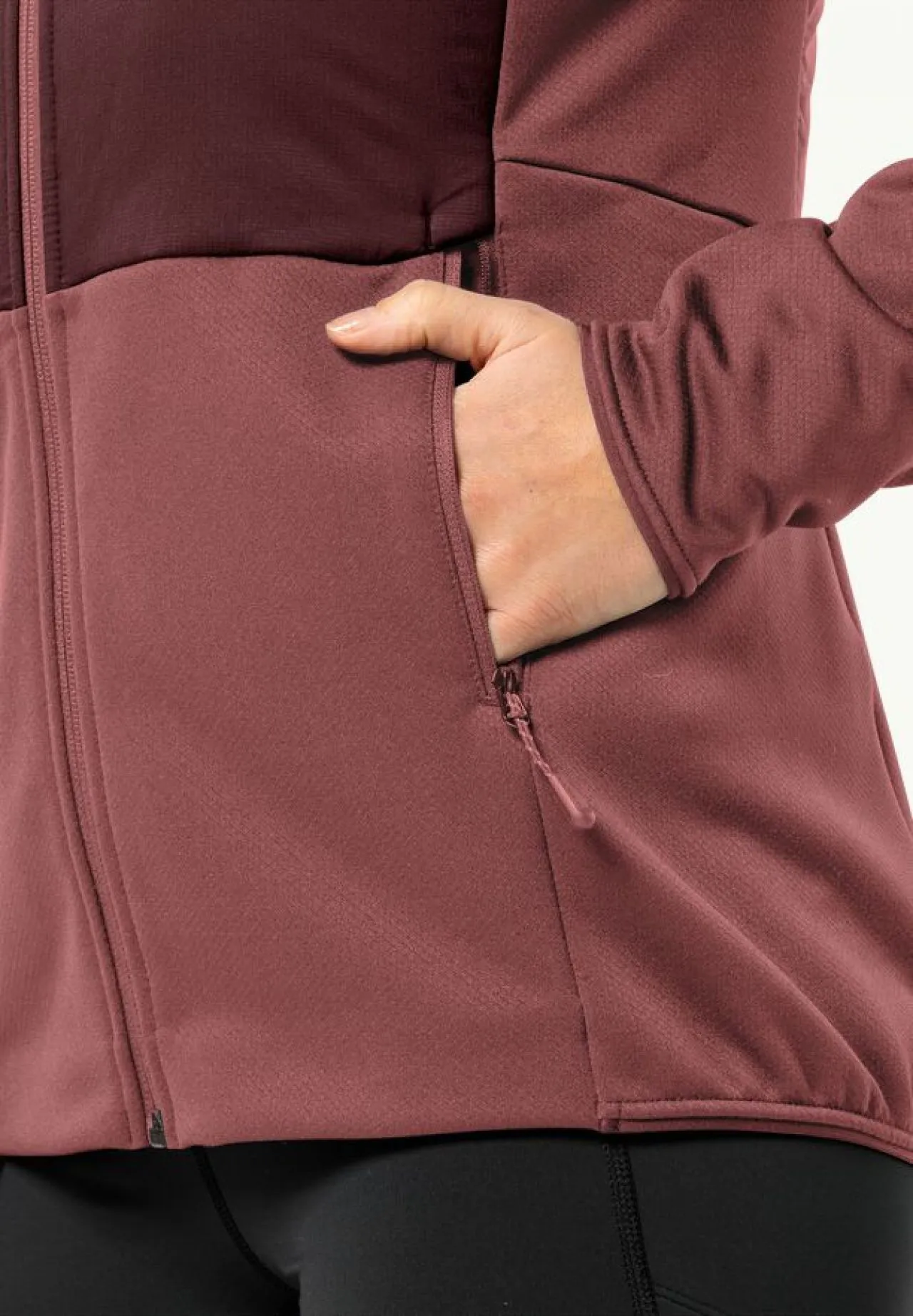 JACK WOLFSKIN ALPGRAT PRO INS FZ APPLE BUTTER Veste chaude
