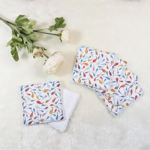 Lingettes lavables, coton visage