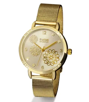 Montre Bijou Fleurs et Cristal