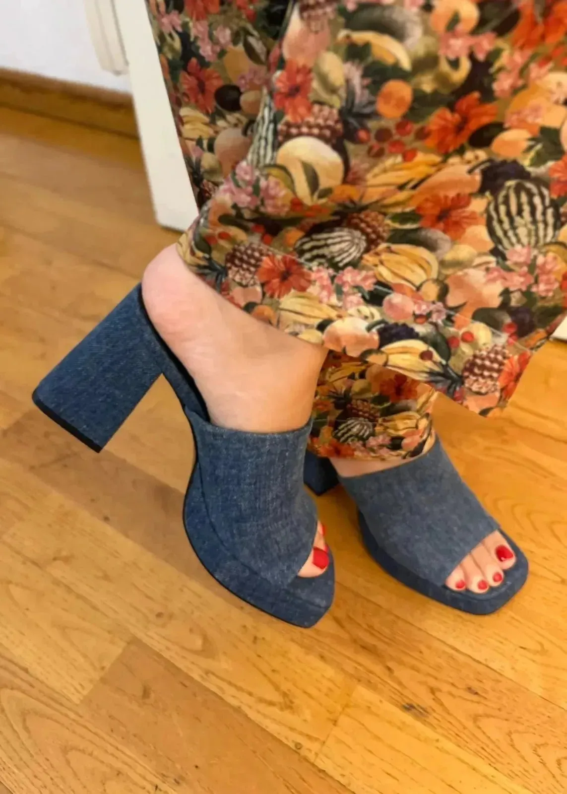 Mules à talons Bibi Lou Magnolia Denim