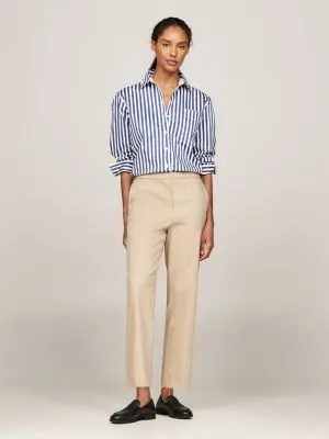 Pantalon slim jambe droite longueur cheville | BEIGE | Tommy Hilfiger