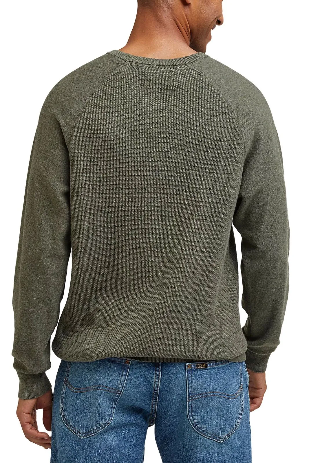 Pull LEE RAGLAN Olive
