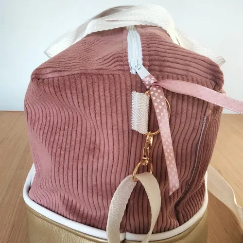 Sac à langer - velours - attrape rêves