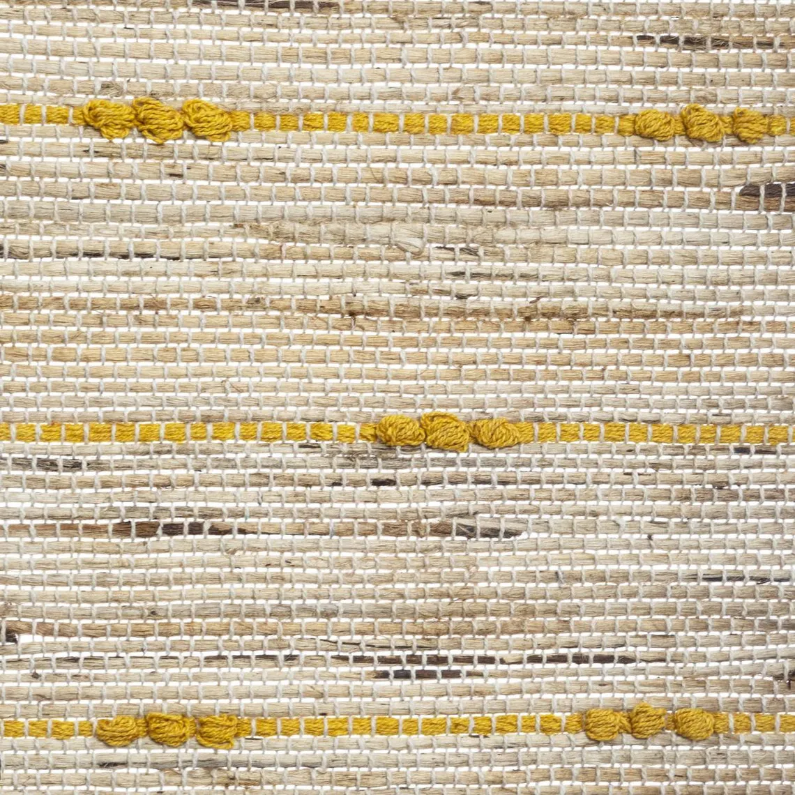 Tapis Jute Rayures noir | 3 Suisses