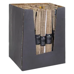 Tapis Jute Rayures noir | 3 Suisses